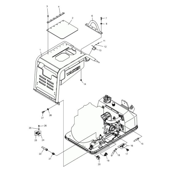 Frame Assembly for Wacker DPU9070