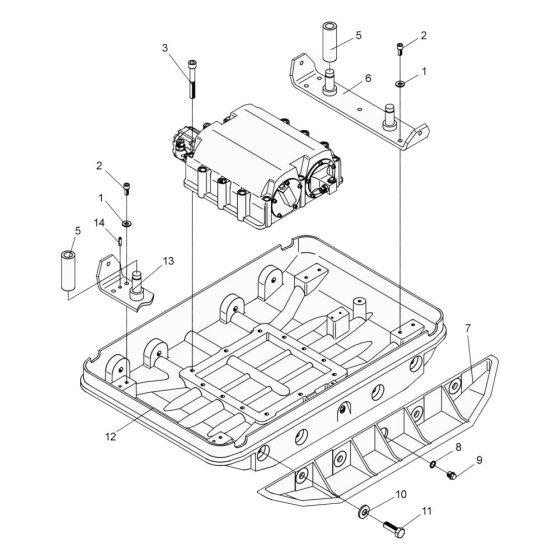 Baseplate Assembly for DPU9070