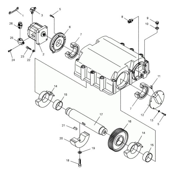 Exciter Assembly for Wacker DPU9070