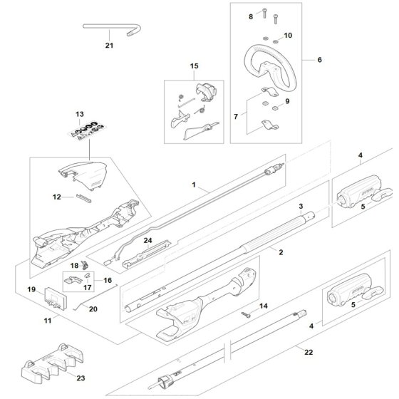 Drive Tube for Stihl HLA 66