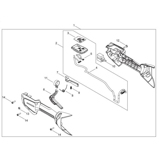 Control for ECHO DSRM-2600/L