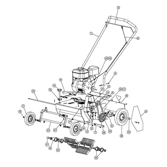 Husqvarna DT18 Parts