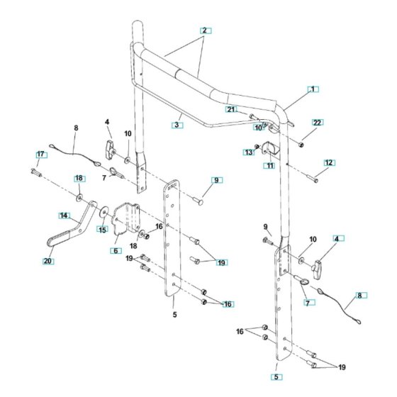 Handle Assembly for DT22BNR