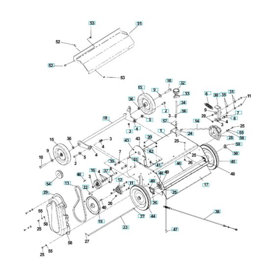 Husqvarna DT22H5FA Assembly