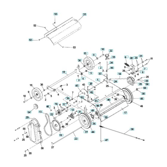 Husqvarna DT22H5NRA Assembly