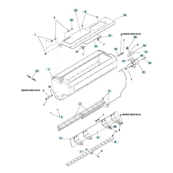 Seeder Assembly for Husqvarna