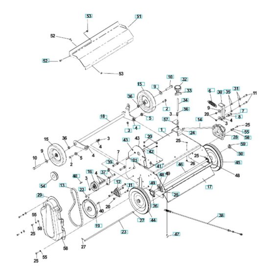 Husqvarna DT22HNR Assembly