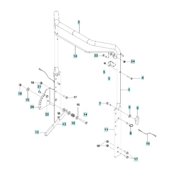 Handle Assembly for DTF22