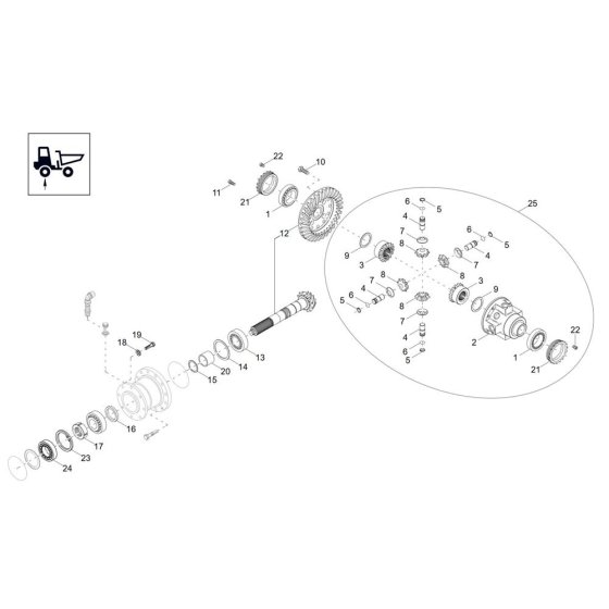 Differential Axle Assembly