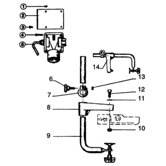 Main Assembly for DeWalt DW252