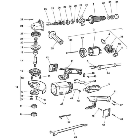 Main Assembly for DeWalt DW476
