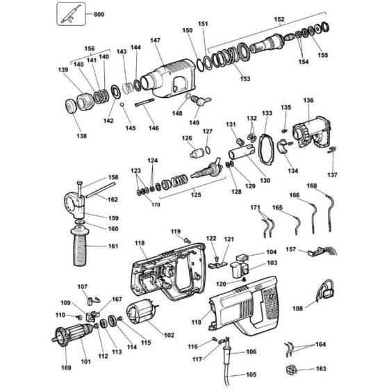 DeWalt DW550K Main Assembly