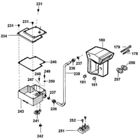 Motor Assembly for DeWalt DW722