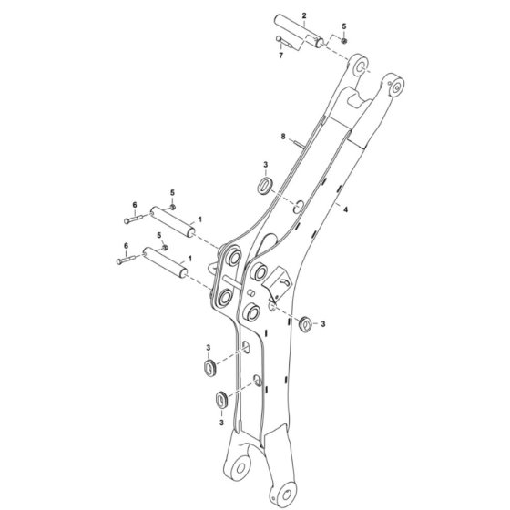 Boom Assembly for BobCat E10Z