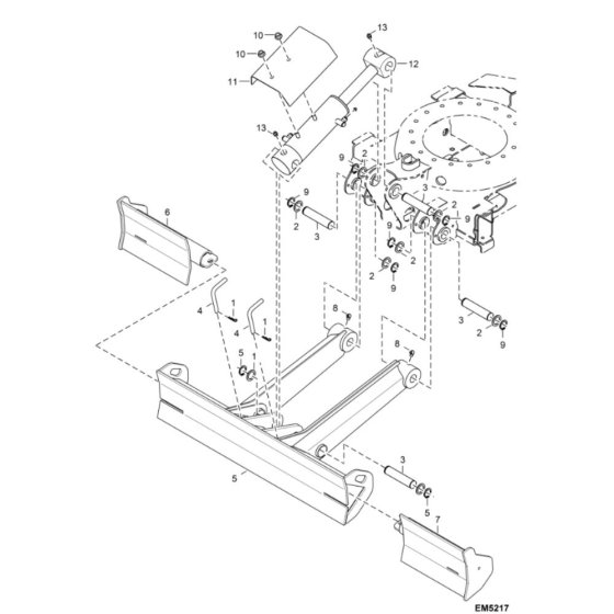 Blade Assembly for BobCat E14