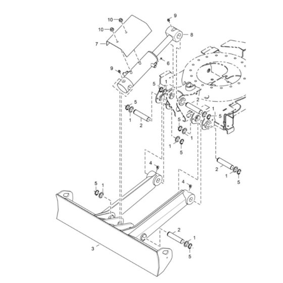 Blade Assembly for BobCat E16