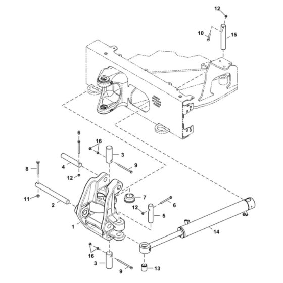 Boom Swing Frame Assembly