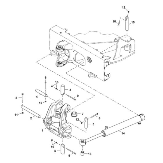Boom Swing Frame for BobCat E17Z