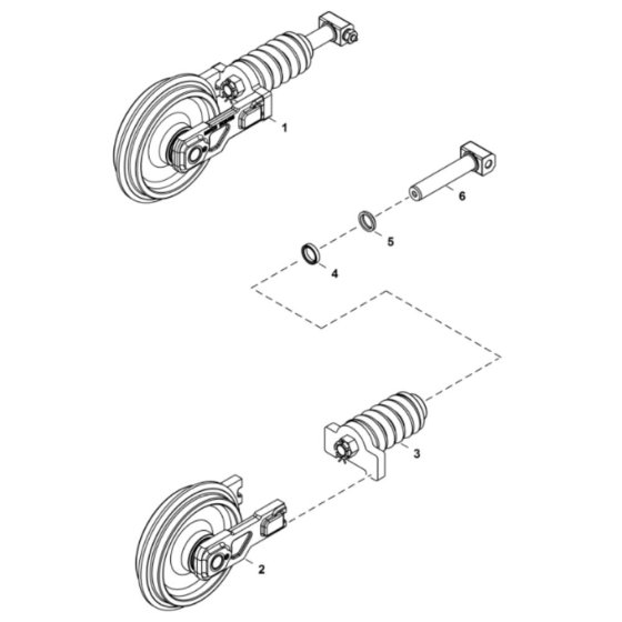 Track Tensioner for BobCat E19