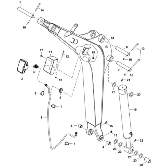 Boom Assembly for BobCat E20