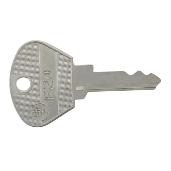 Plant Key E20 for FIAT Machinery - Replacement Spare Key
