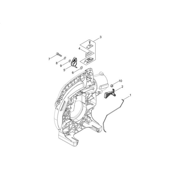 Throttle for Shindaiwa EB250