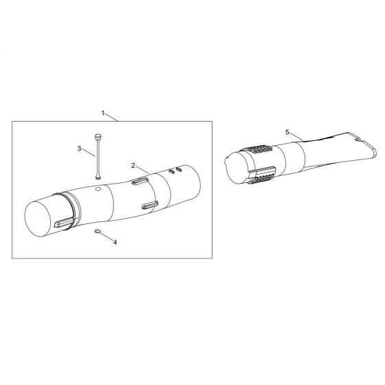 Shindaiwa EB250 Blower Pipe
