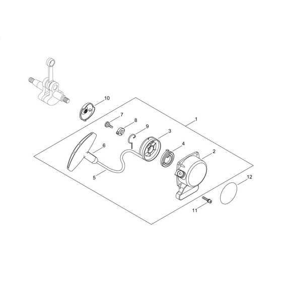 Recoil Starter for EB3410