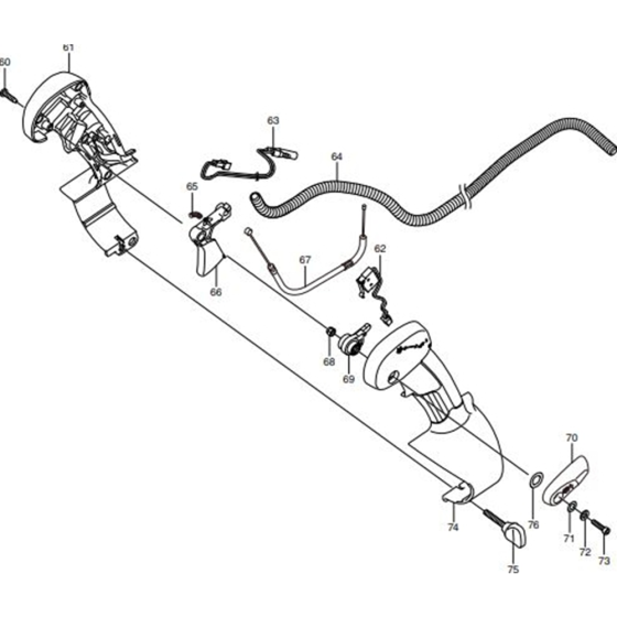 Control Cable Assembly for Makita