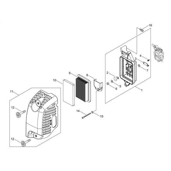 Air Cleaner for Shindaiwa