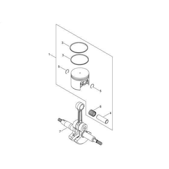 Piston & Crankshaft for Shindaiwa
