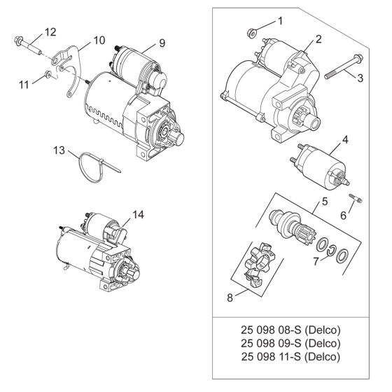 Kohler ECH650 Starting Parts
