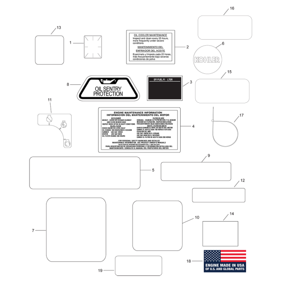 Kohler ECH730 Engine ID