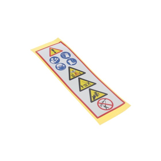 Decal for Echo AH236S-LW Hedgetrimmer - OEM No. X505002890