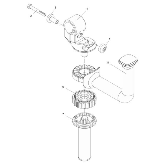 Handle Assembly for Wacker