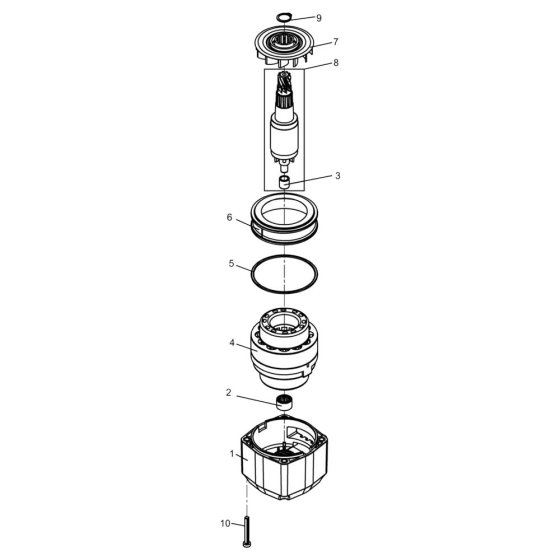 Motor Assembly for Wacker EH 9