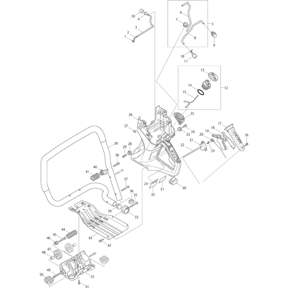 Handle & Body Assembly for EK7650H