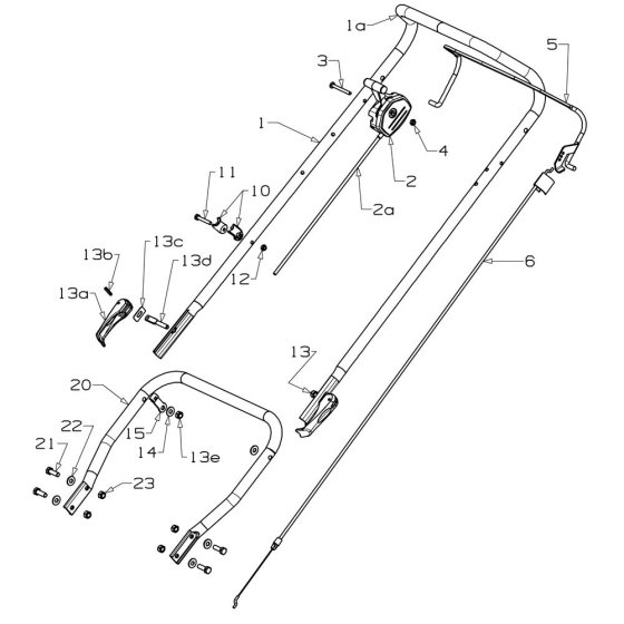 Handle Assembly for Morrison Elite