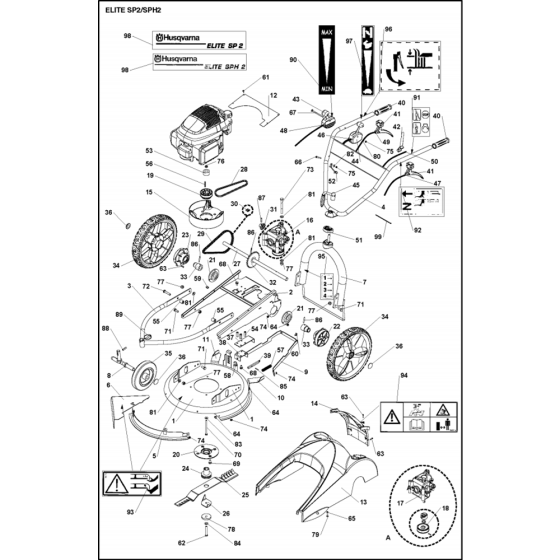 Husqvarna ELITE SP2 Assembly