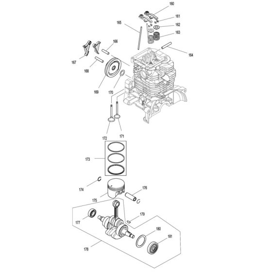 Crankshaft, Piston Assembly