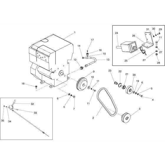 Engine & Drive Kit for RPC35