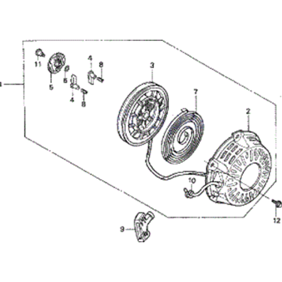 Recoil Starter for Honda EU26i