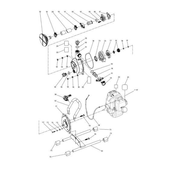 Pump, Handle Assembly for Makita