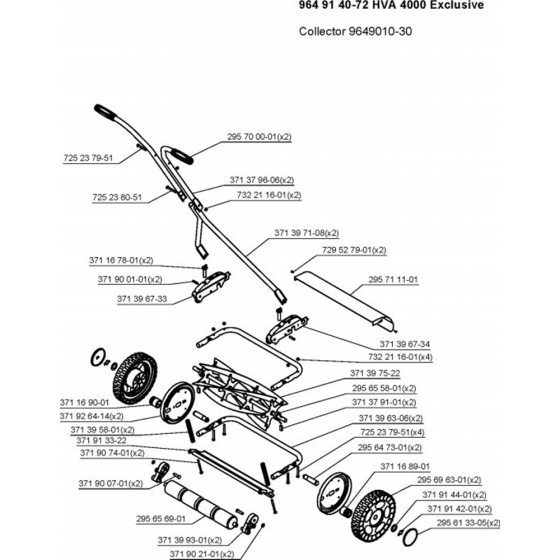 Husqvarna EXCLUSIVE 4000 Parts