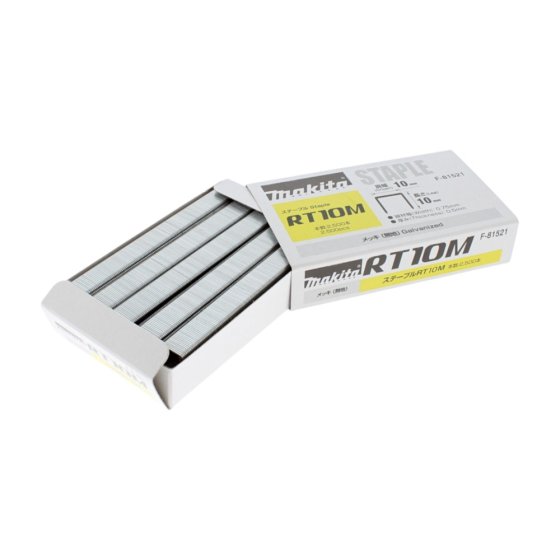 Staples Rt10M 15000 for Makita ST113D Staplers - OEM No. F-81521