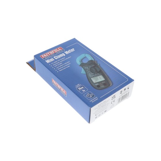 Digital Mini Clamp Meter with Voltage and Current Measurement Functions, 25mm Conduction Capacity