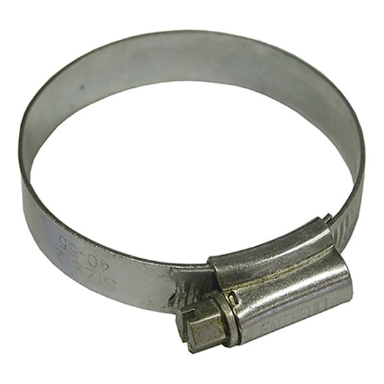 2A Hose Clip - Zinc MSZP 35 - 50mm by Faithfull - LGA 12MM