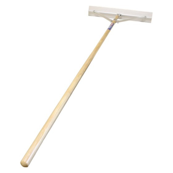 Aluminium Builder's Spazzle with Wooden Handle