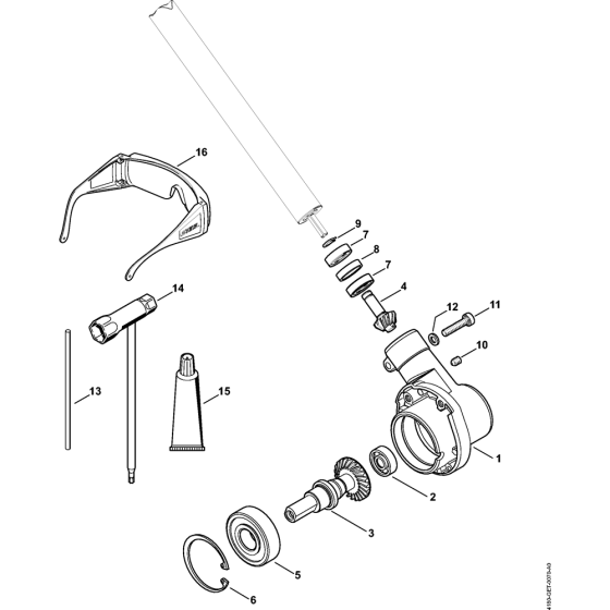Gear Head for Stihl KombiTool
