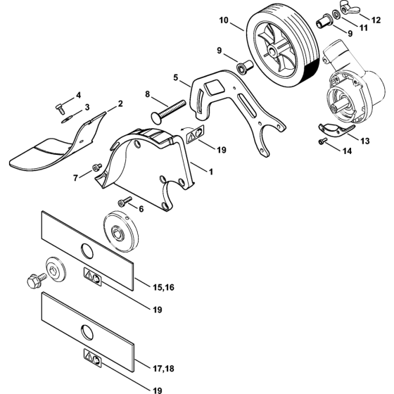 FCS-KM Deflector for Stihl